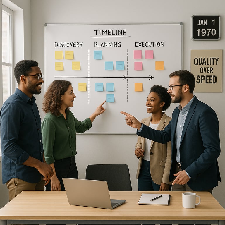 What is the average project timeline?