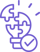 PurplePuzzleBulbIcon