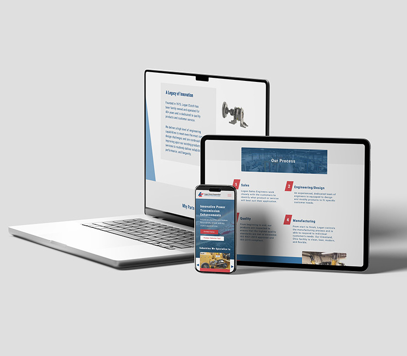 Logan Clutch Website Redesign